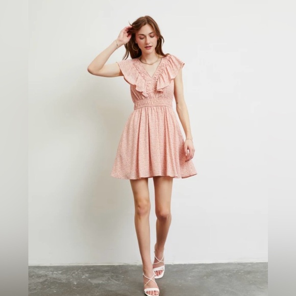heyson Dresses & Skirts - Heyson Pink Floral Dress: Small